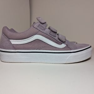 Gray Old Skool V Suede Canvas Shoes